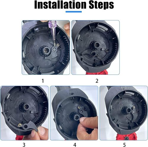 Black & Decker Trimmer Replacement Lever Assembly - 6-Pack for NST2118, LST220, LST136 Models