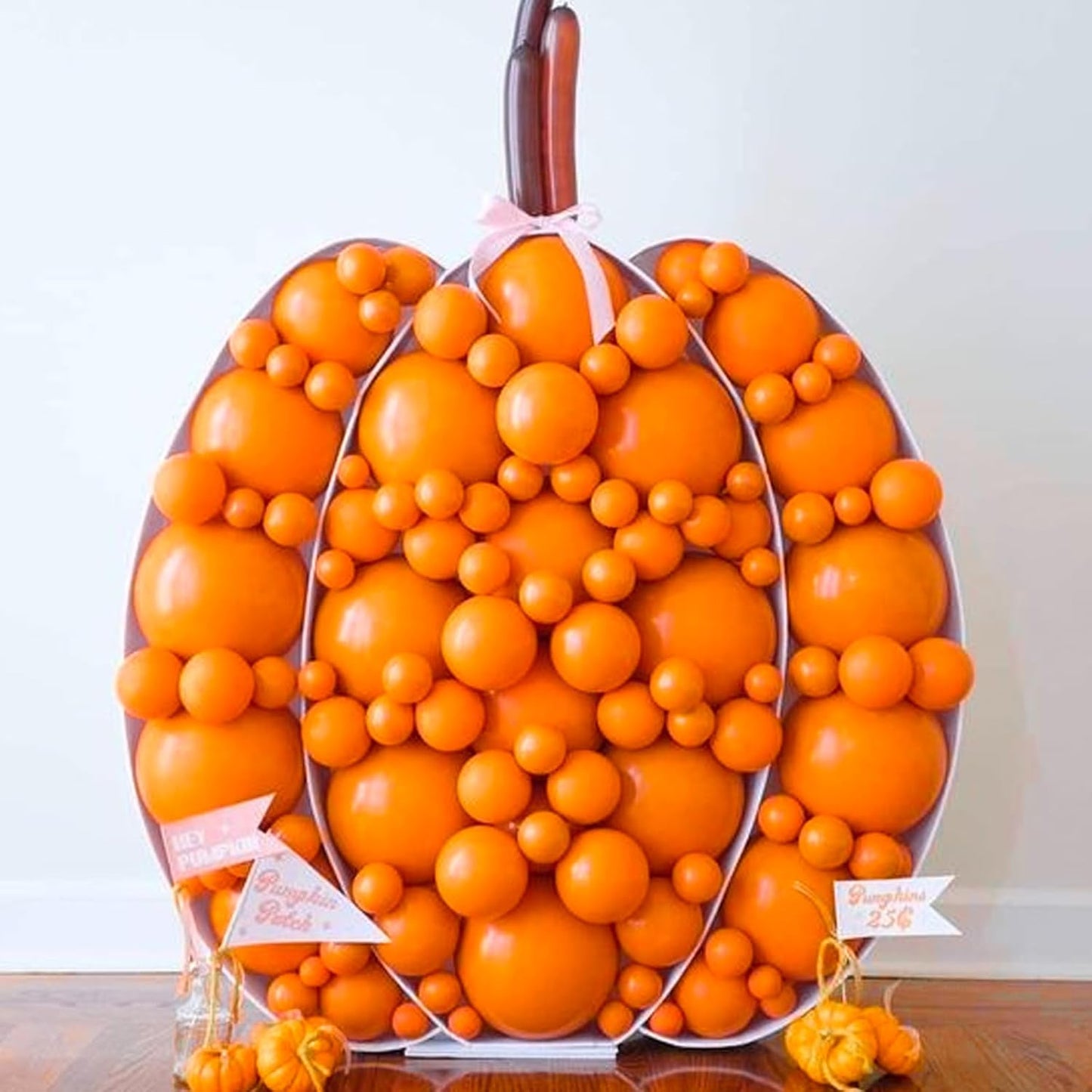 PartyWoo Orange Balloons - 100pcs 12 Inch Fall Latex Helium Balloons for Birthday & Baby Shower Decor