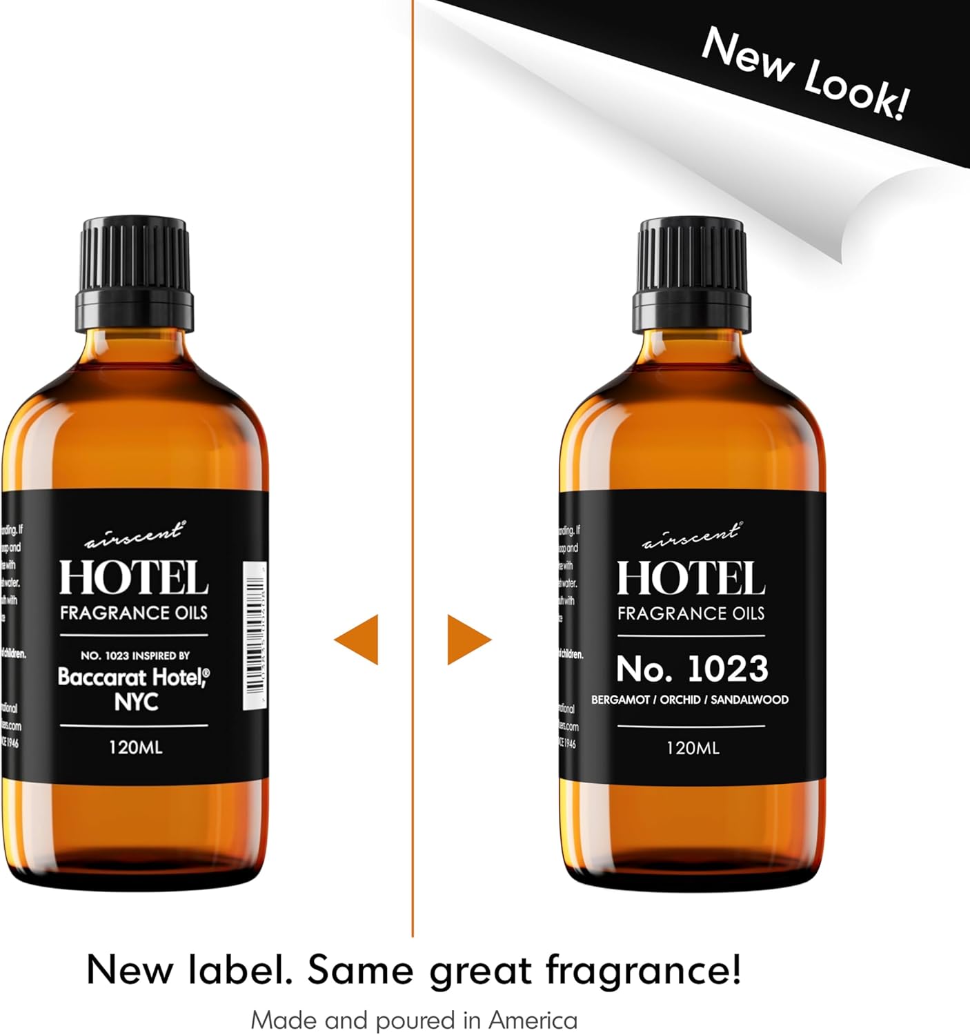 AirScent Hotel Diffuser Oil No. 1023 - Love Affair Fragrance for Ultrasonic Diffusers | 500 mL Glass Bottle