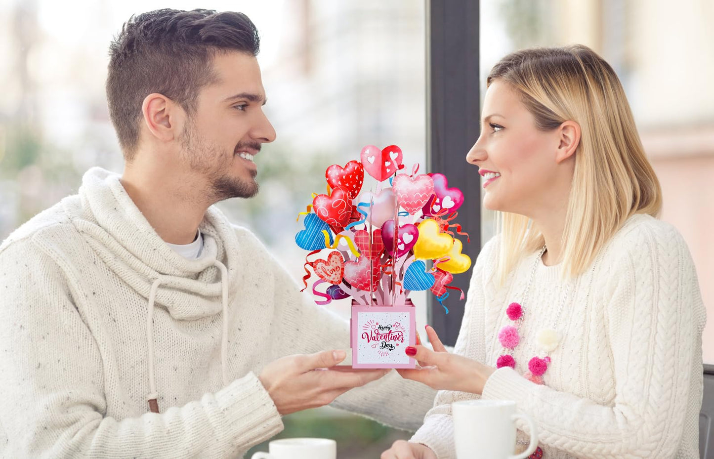 WhatSign Valentines Day Cards Pop Up Valentine Card Love Pop Up Cards Valentine Day Gifts for Her Him Funny Valentines Card with Envelope