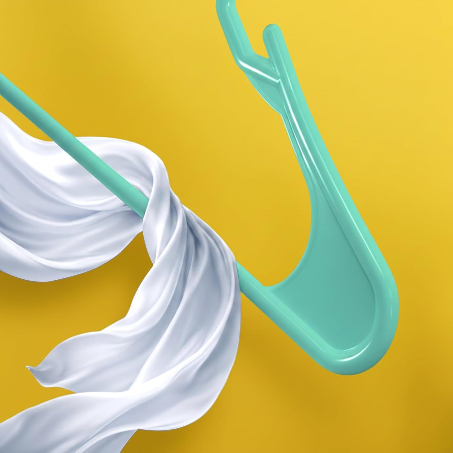 Utopia Home Plastic Hangers - Space-Saving Clothes Hangers with Built-In Strap Hooks | 50 Pack in Aqua