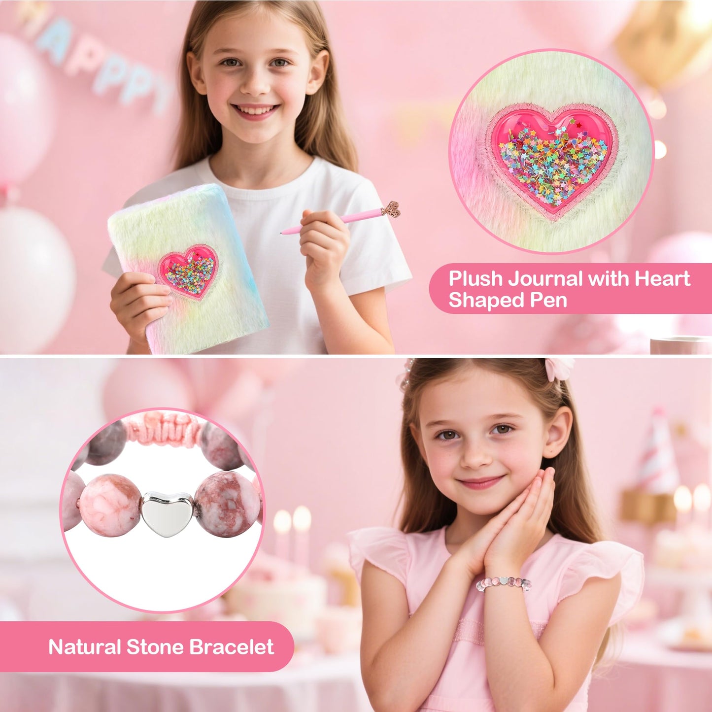 Splendest 10 Year Old Girl Birthday Gifts – Gifts for 10 Year Old Girl, 10th Birthday Pink Gift for Teen Girls, Double Digits Birthday Gift for Daughter, Granddaughter, Niece