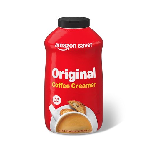 Amazon Saver Original Powder Coffee Creamer - Non-Dairy, 35.3 Oz for Creamy Coffee Bliss