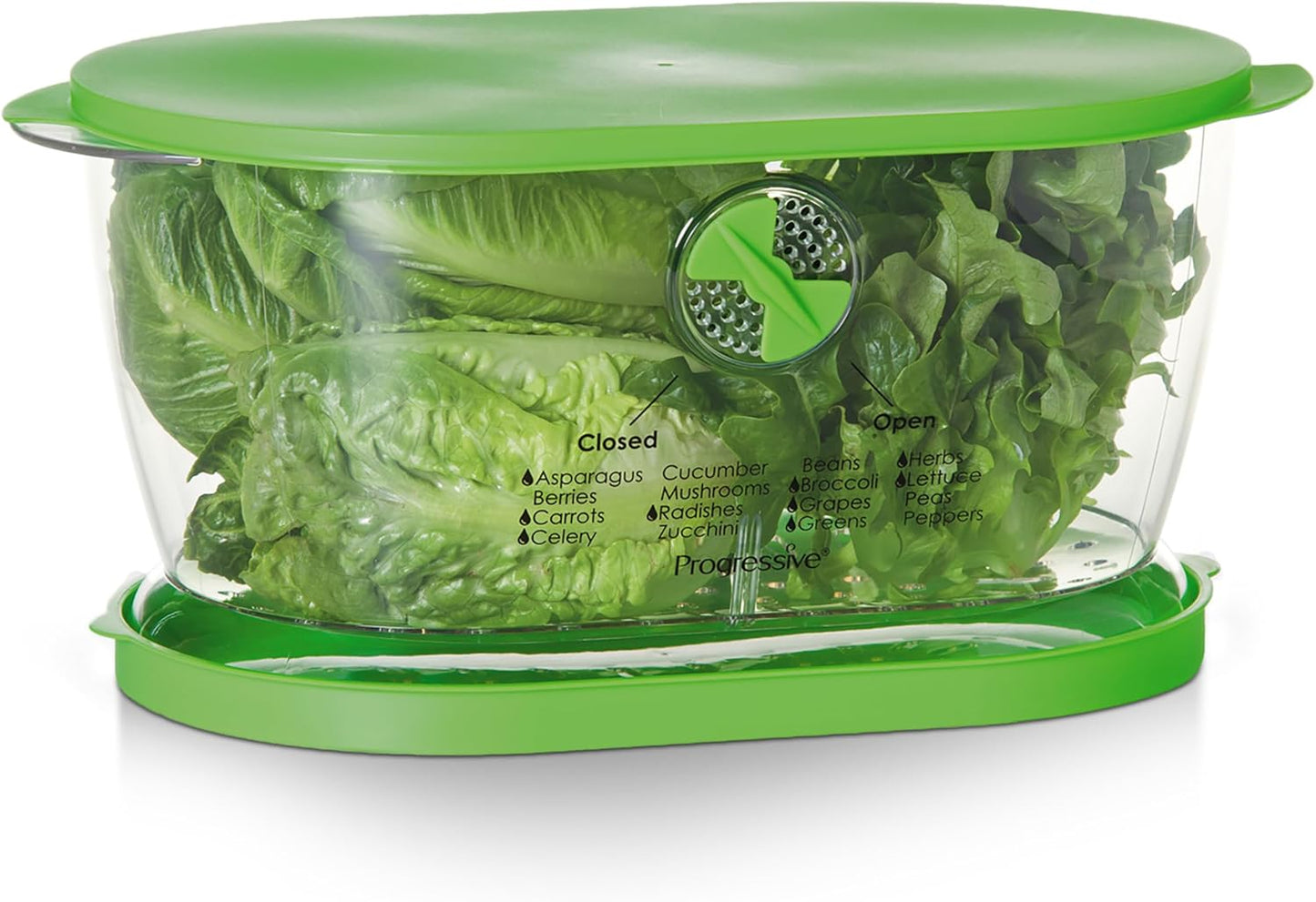 Prep Solutions by Progressive Lettuce Keeper - 4.7 Quart Produce Storage Container, Green