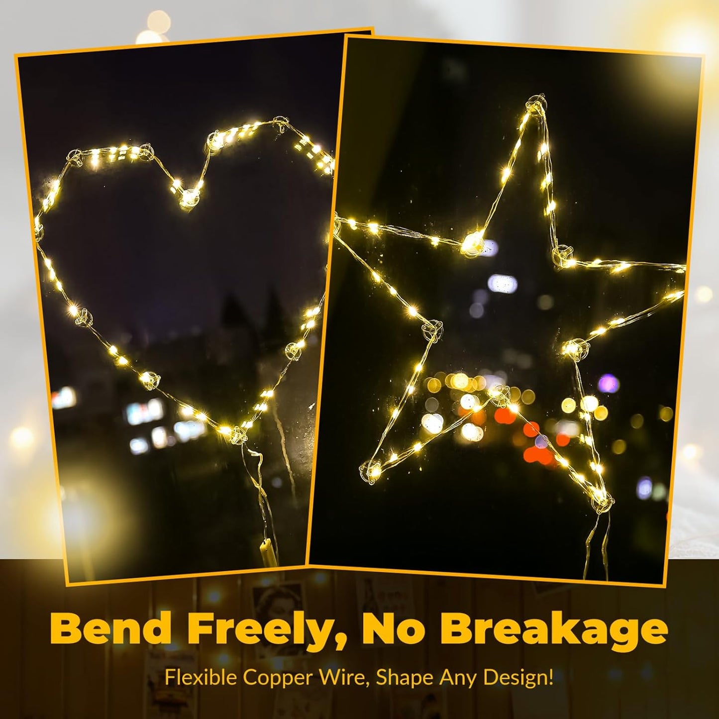 ZSJWL Fairy Lights - 30 Pack Battery Operated Warm White 7Ft Mini String Lights | Waterproof Twinkle Lights for Weddings, Parties, and Home Decor