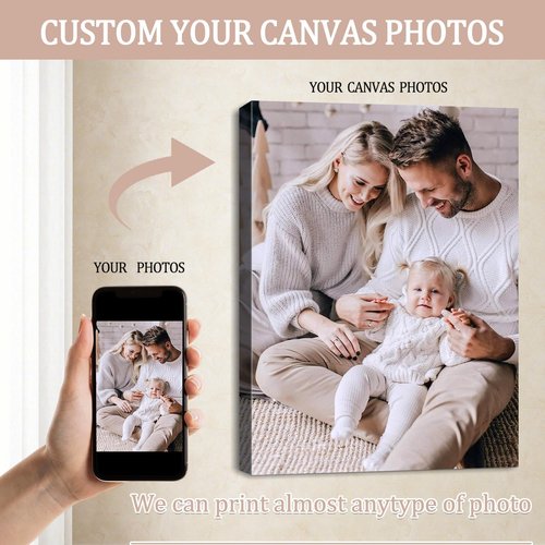 Canvas Prints - Personalized Wall Art for Home Decor | Custom Photo Gifts for Weddings & Birthdays - Framed 8x10