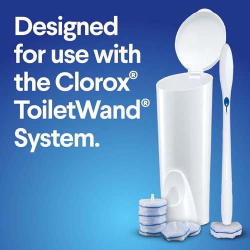 Clorox ToiletWand Disinfecting Refills - Disposable Wand Heads, 30 Count for Effortless Cleaning