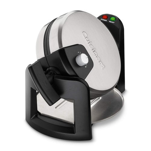 Cuisinart Round Flip Belgian Waffle Maker, 1" thick Belgian-style Waffle, WAF-F30NAS
