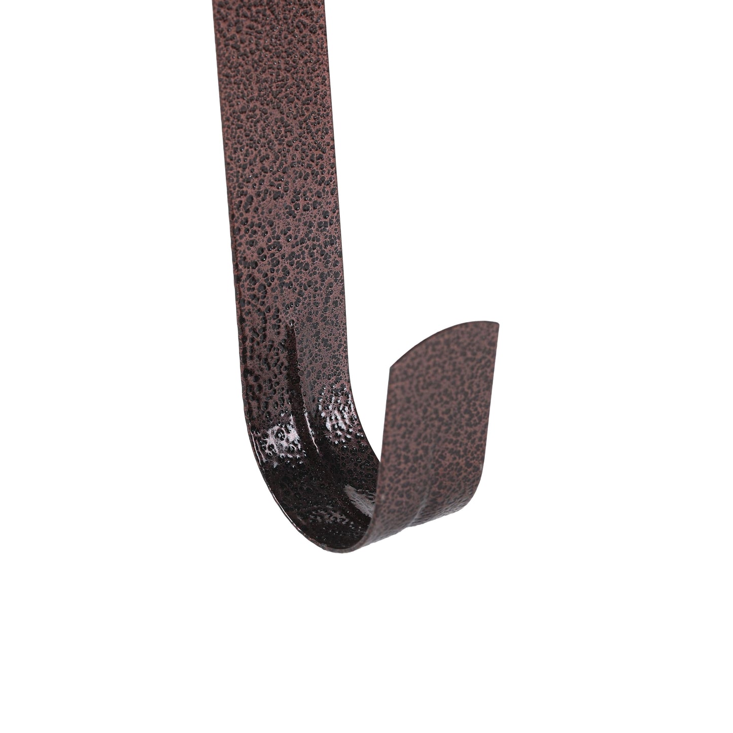 Sattiyrch 12" Wreath Hanger for Front Door,Steel Over The Door Hook,Door Wreath Hangers(Textured Brass, 2)
