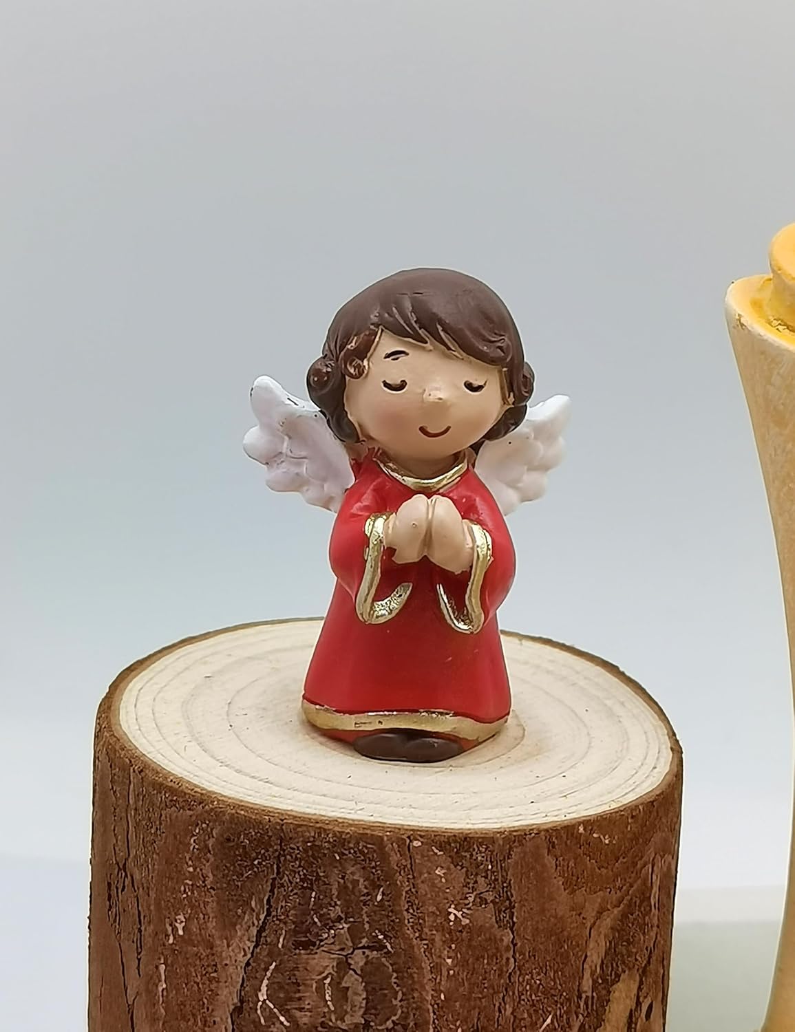 Miniature Holy Family Nativity Figurine - 2.56 Inch Tabletop Christmas Decoration