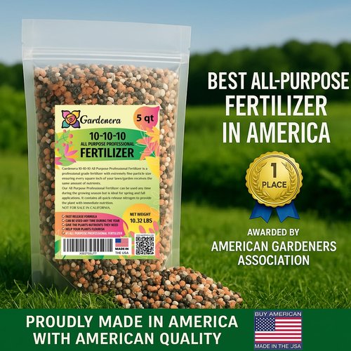BestSeller 10-10-10 Plant Fertilizer - Slow Release All-Purpose Formula for Trees & Vegetables | 8 OZ