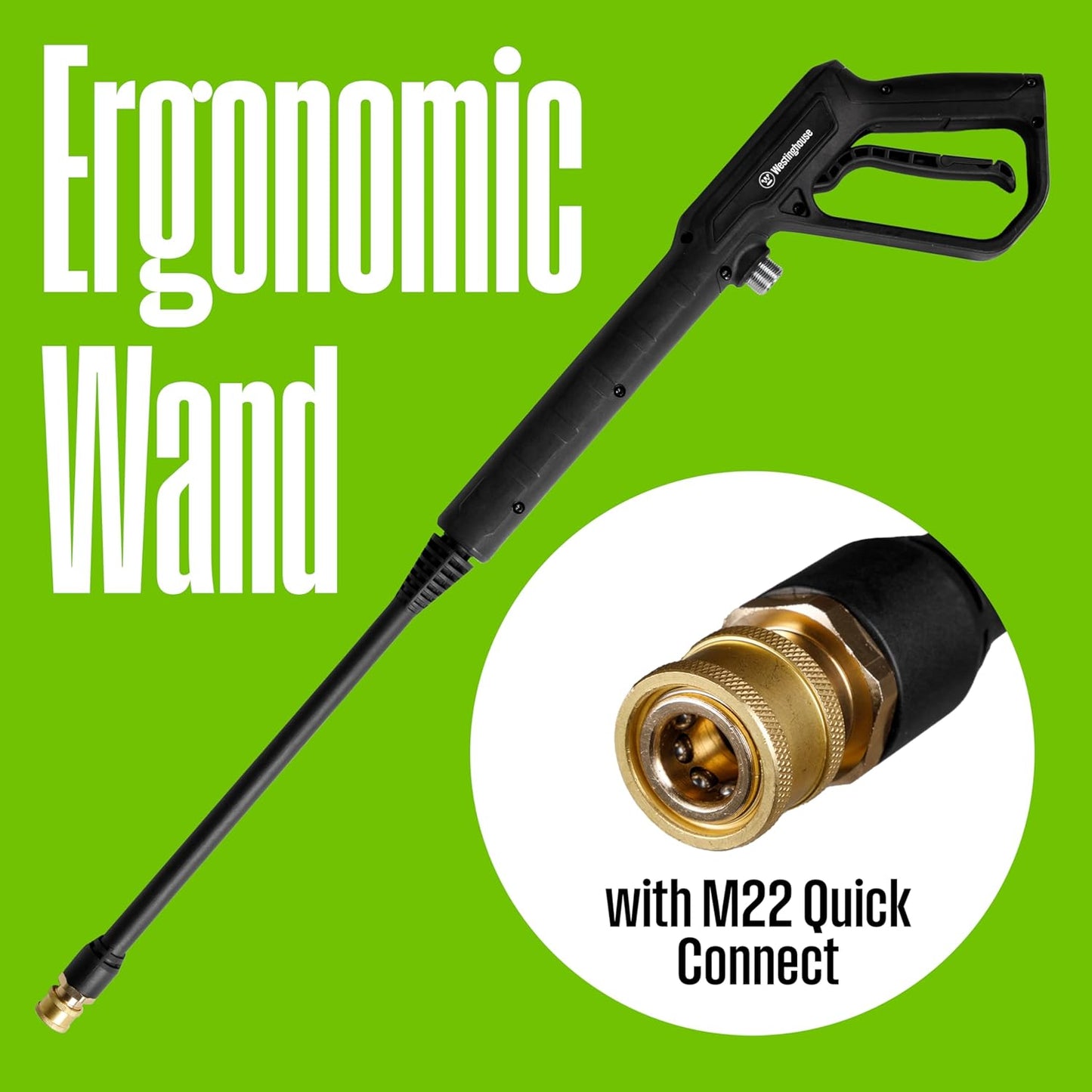 Westinghouse ePX3050 Electric Pressure Washer - 2100 PSI, 1.76 GPM, Foam Cannon & Turbo Nozzle for Versatile Cleaning