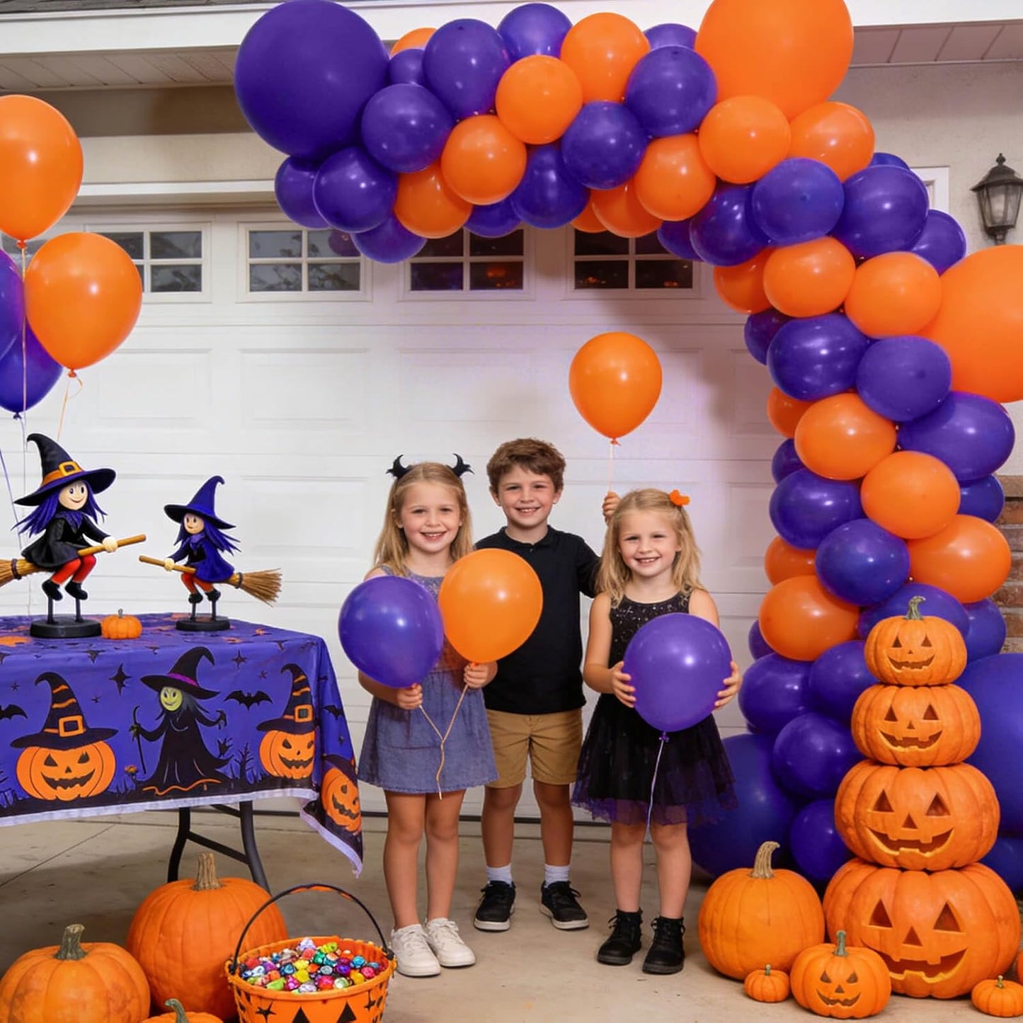 Purple Latex Balloons - 12 Inch, 110pcs for Birthday Party, Baby Shower & Wedding | Includes 2 Ribbons