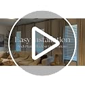 Natural Linen 90 Inch Blackout Curtains - Pack of 2, Pinch Pleated, Cream