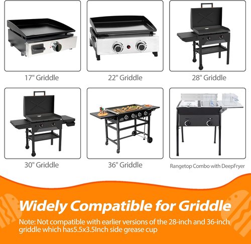 Blackstone 20-Pack Grease Cup Liners | Disposable Drip Pan Liners for 17"/28"/36" Griddles