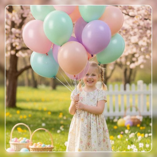 Hungdao 100 Pack Birthday Decorations Pastel Balloons 12 Inch Macaron Balloons with Satin Ribbon Round Rainbow Latex Balloon for Birthday Spring Wedding Bridal Shower Ceiling Party Decorations