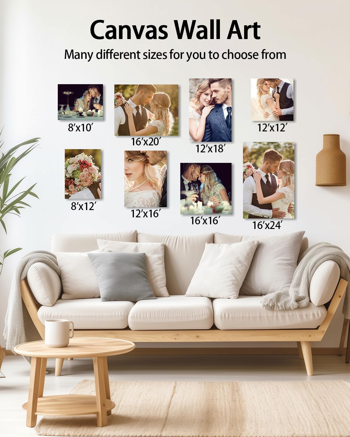 AbcCustomize Canvas Prints - Personalized Photo Art for Home Decor | Fast Shipping, Ready to Hang