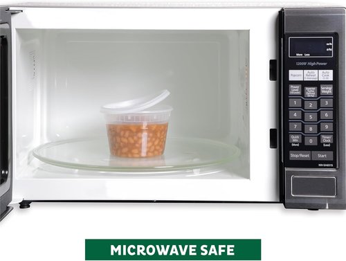Freshware Food Storage Containers - 50 Set 16 oz BPA-Free Plastic Deli Containers | Leakproof & Stackable | Microwave/Dishwasher Safe