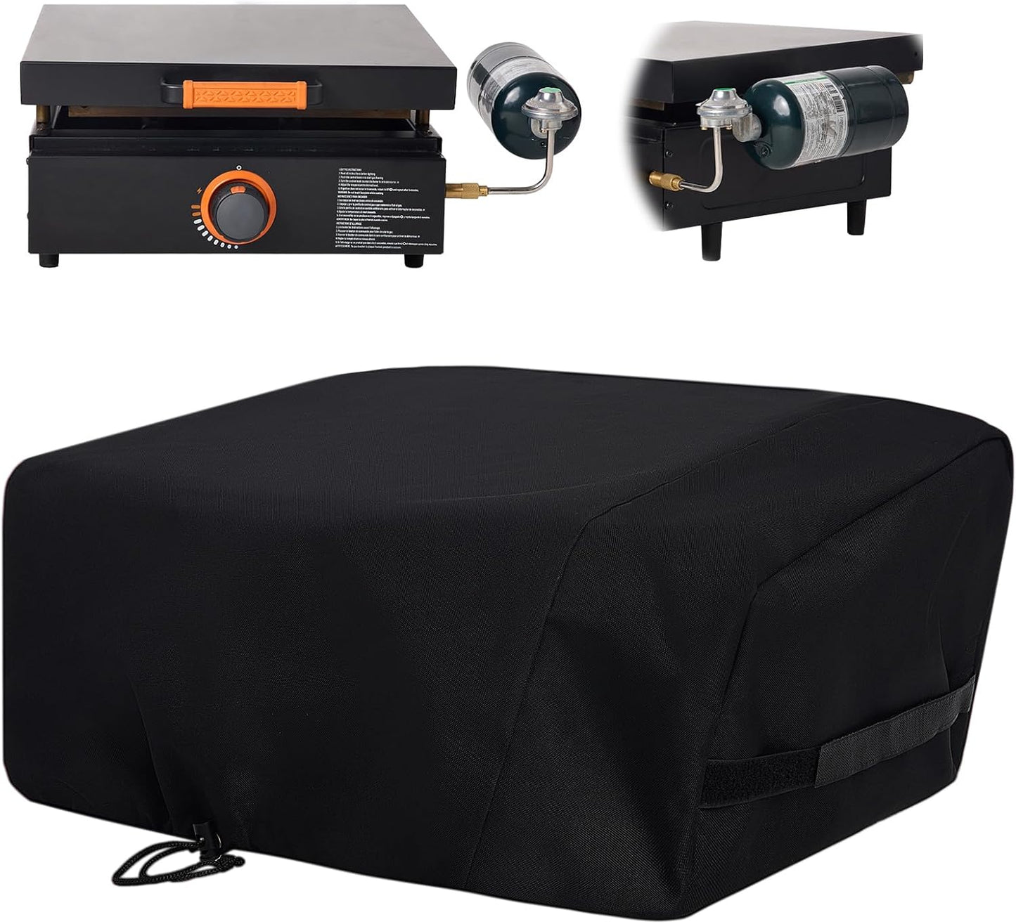 NOELIFE Grill Cover - Waterproof & Windproof Protection for 17-Inch Blackstone Griddle