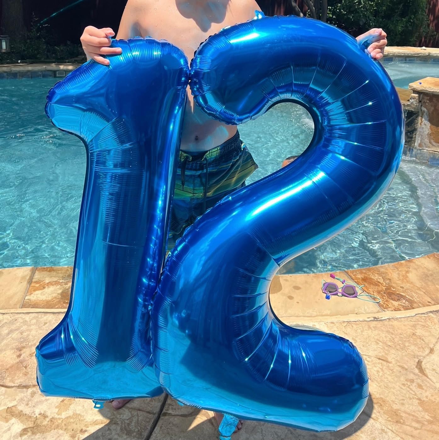 Number Balloons 40 Inch Dark Blue 1, Big One Balloons for 1st Birthday For Girl Boy 11 21 31 Balloons for Wedding, Celebration Party, Graduations