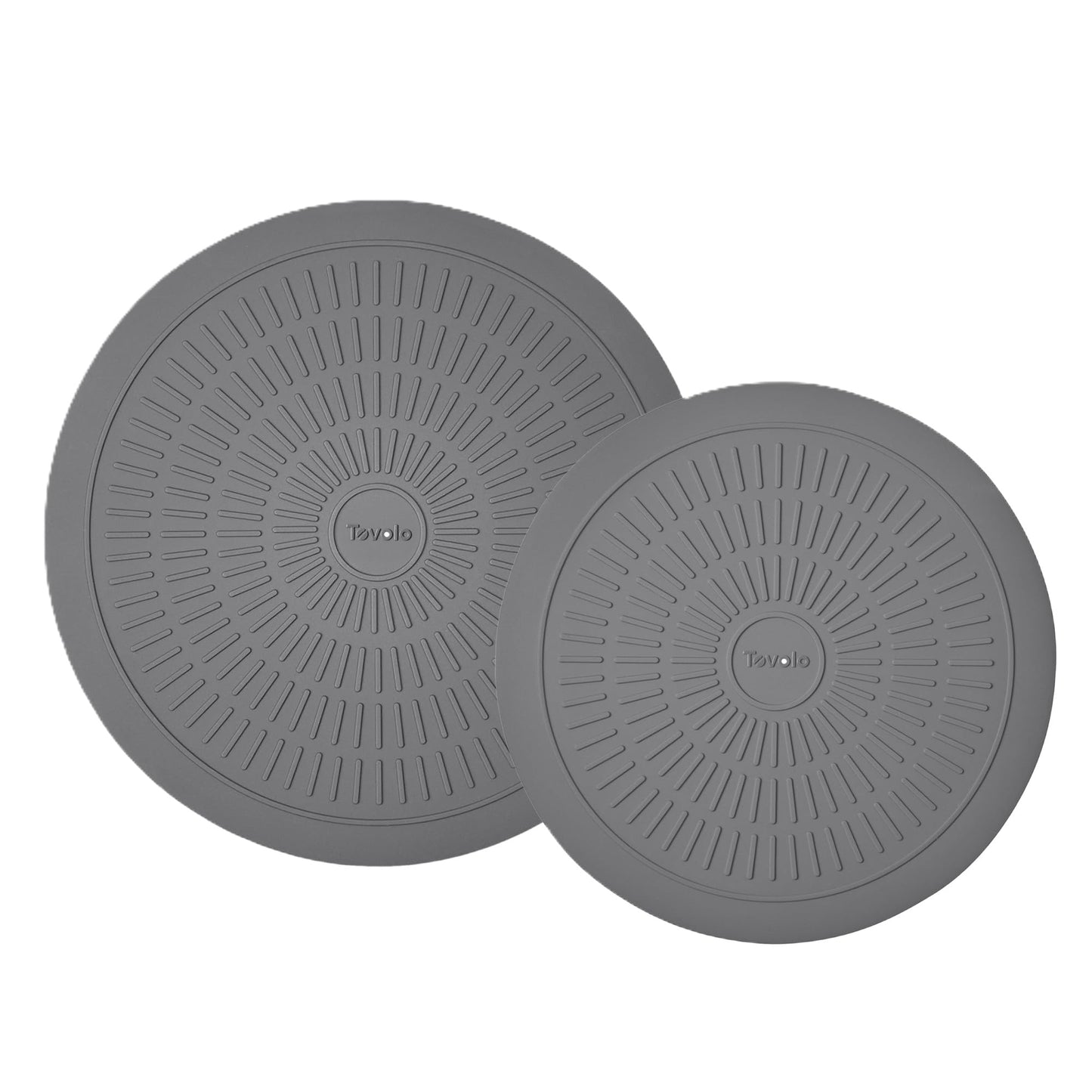 Tovolo 10 Inch Microwave Mat Heat Resistant Silicone Trivet with Non Slip Design for Hot Plate Bowl Mug Cookware, Dishwasher Safe Barrier Mat with Thermal Ridges for Safe Handling of Hot Dishes