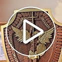 10 Inch Wooden Saint Michael Archangel Wall Decor - Handmade Beechwood