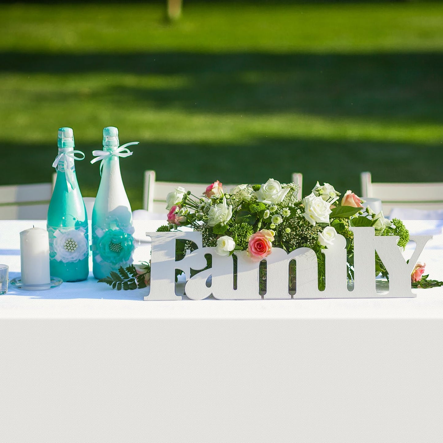 YIDAKO 6Pcs 54 x 108 Inch White Rectangle Tablecloth,Disposable Plastic Table Cloth,Waterproof White Table Cover for Graduation Birthdays Weddings Anniversary Party Decorations