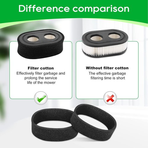 AutoEC Lawn Mower Air Filter - 6 Pack Pre-Filter for 550E, 550EX, 500EX, 625EX Engines