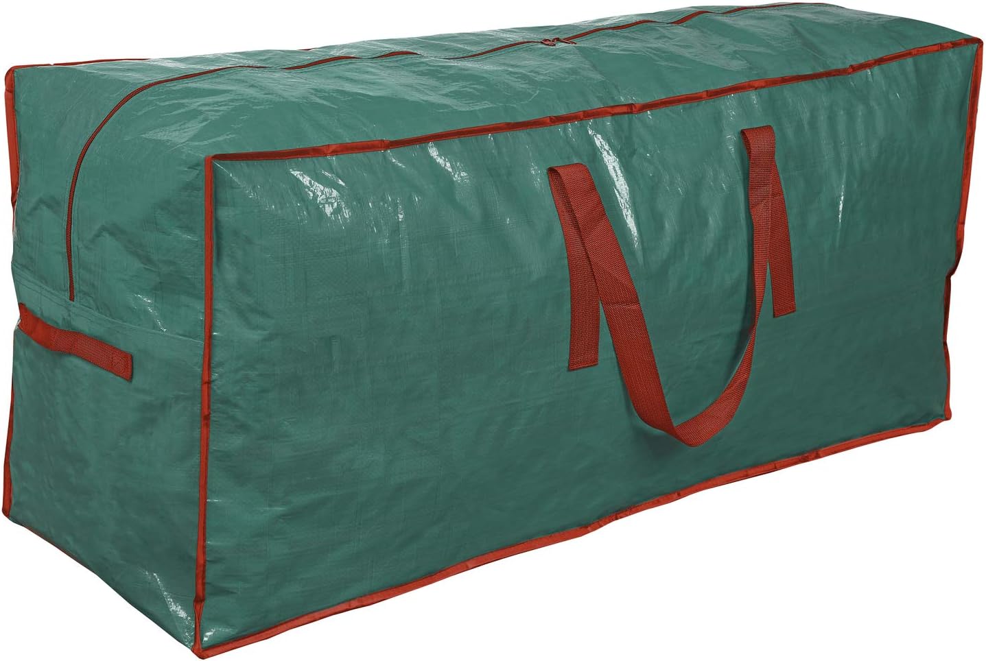 ProPik Christmas Tree Storage Bag - Fits Up to 7.5 ft Disassembled Trees | 45" x 15" x 20" | Durable Green Case with Zipper and Handles