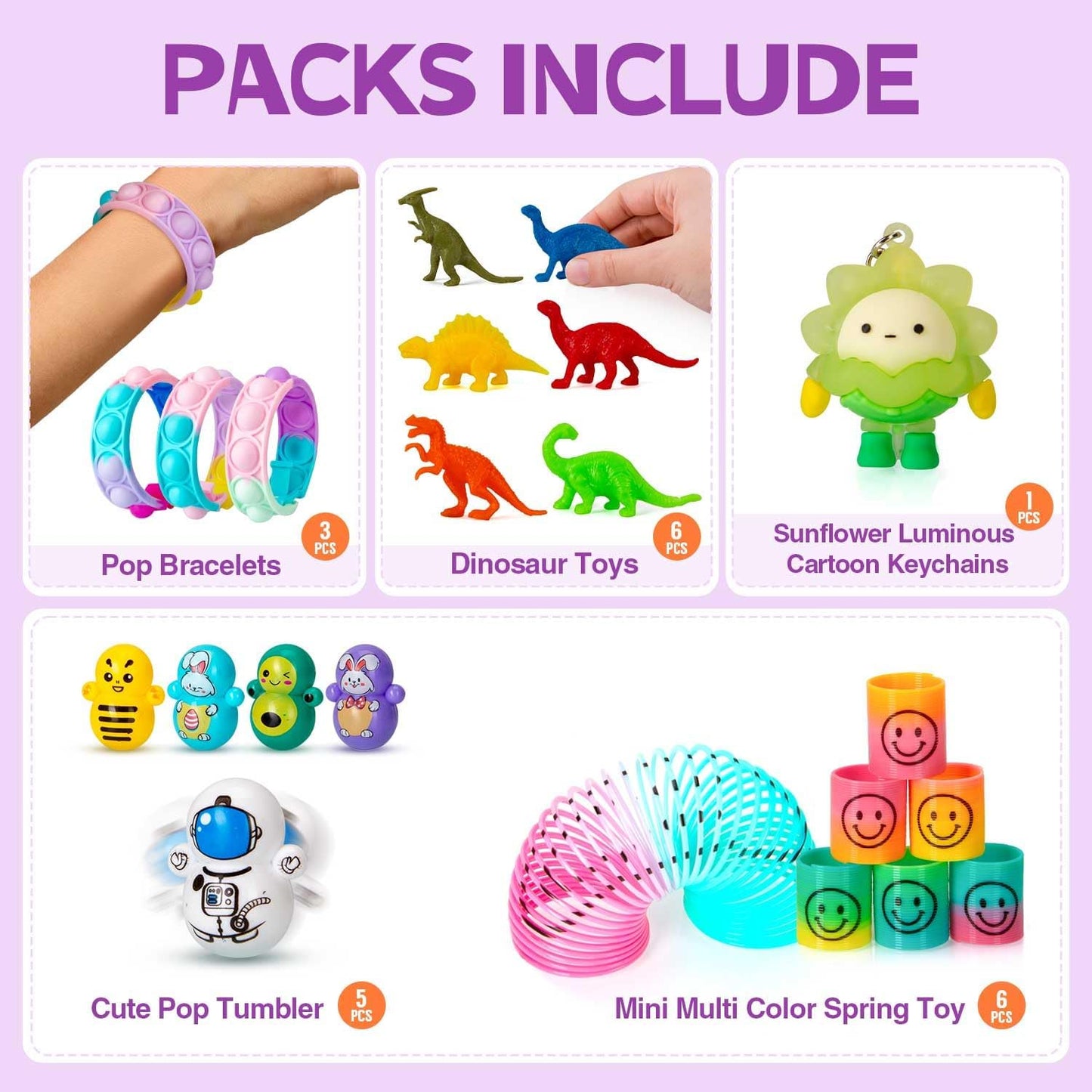 Party Favors for Kids | 179 Pcs Goodie Bags Stuffers - Fun Pinata & Treasure Box Toys