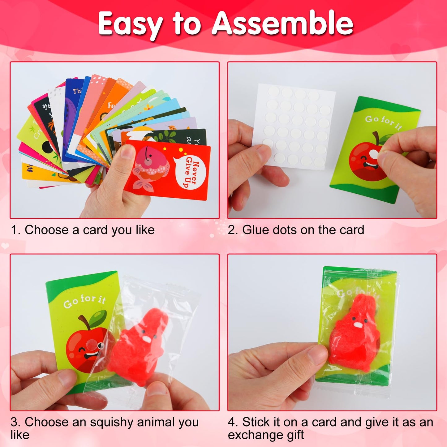 Squishy Toys, 28 Pack Kawaii Squishies and Cards, Gifts for Goodie Bag Stuffers, Party Favors for Kids 4-8 8-12, Treasure Box Classroom Prizes Mochi Squishy Cat Fidget Toys