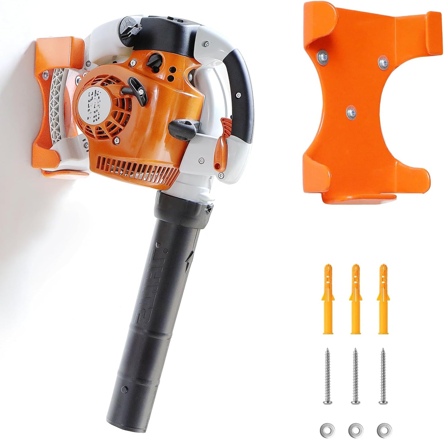 Skiennix Leaf Blower Holder - Durable Garage Wall Mount for Stihl BG-86 & SH86 | 1 Pack