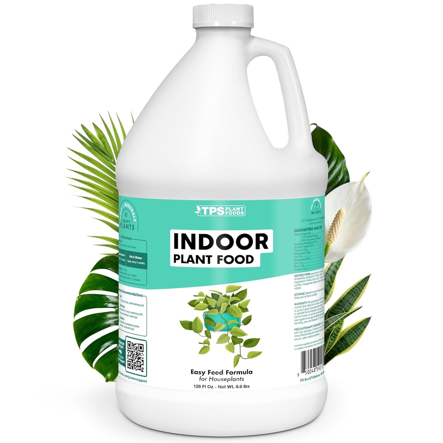 Skiennix Indoor Plant Food - Liquid Fertilizer for Vibrant Growth & Strong Roots | 1 Gallon