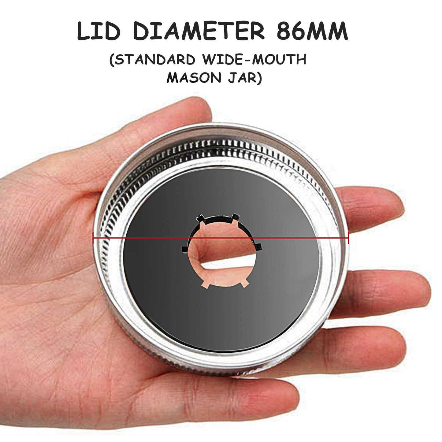 12pcs Kratky Wide Mouth Hydroponic Cover Lids with Blackout Sleeves and Hole for Mason Jars