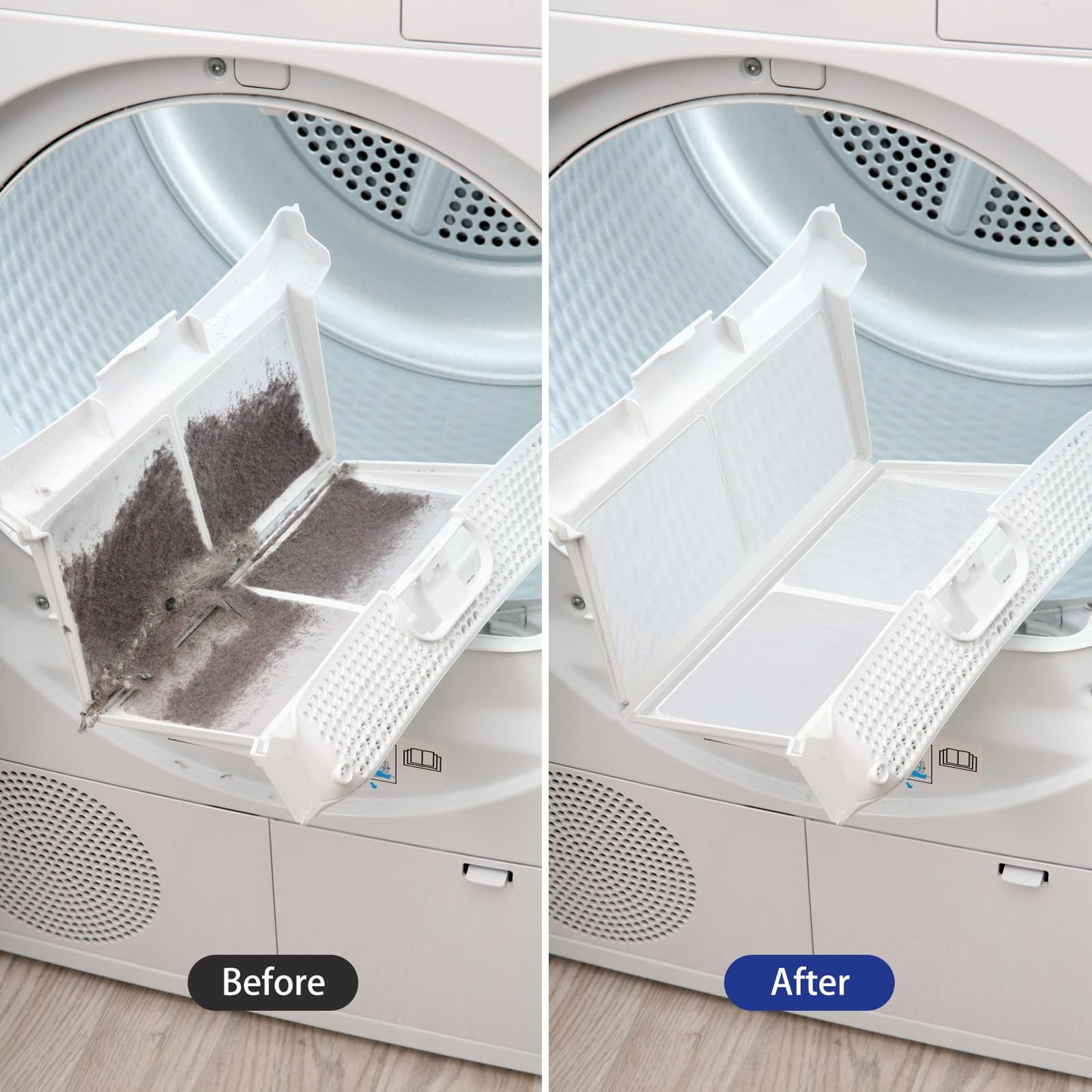 Sealegend Dryer Vent Cleaner Kit Compatible with Shark Vacuum,Dryer Lint Vacuum Hose Attachment for Series NV350, NV351, NV352, NV353,NV360,NV500, NV501 and Standard Vacuum Hose