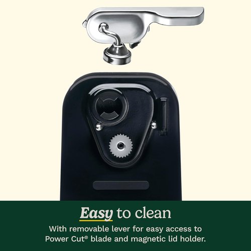 Cuisinart Electric Can Opener - One-Touch Operation with Magnetic Lid Holder | Easy Clean Design, Black