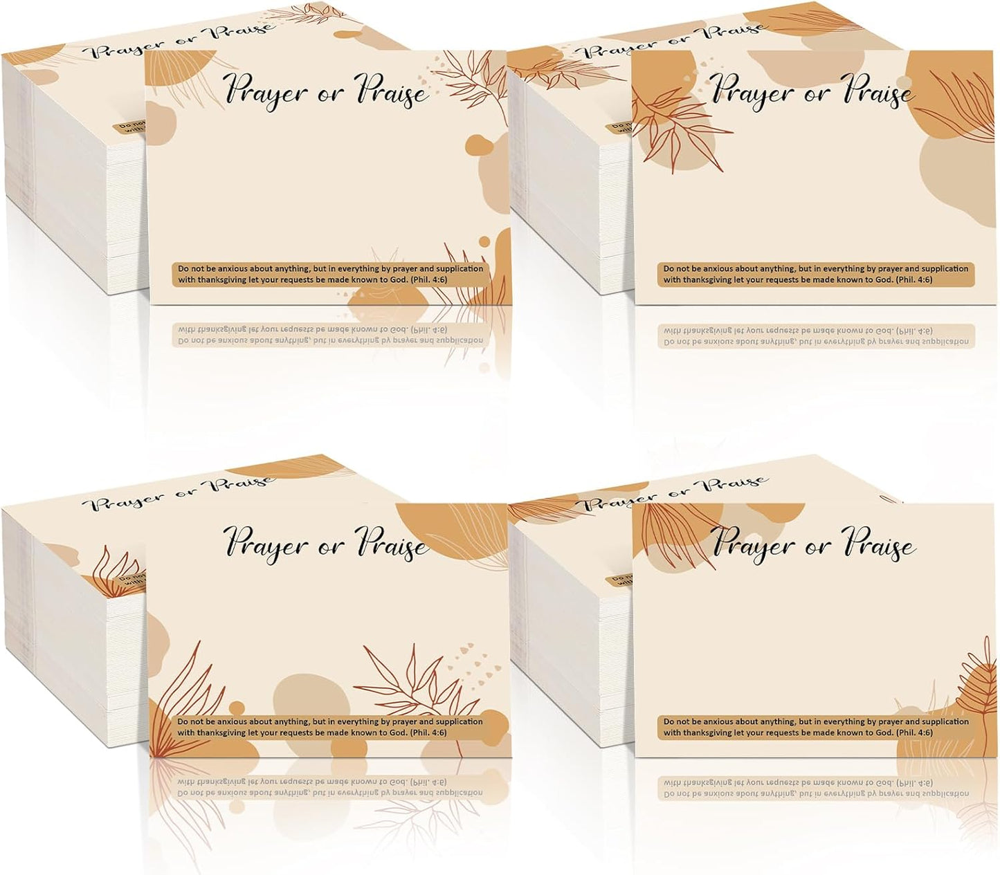 Regine Switzerland 400 Pcs Prayer Cards - Elegant Christian Scripture for Baptism & First Communion Gifts | Boho Design