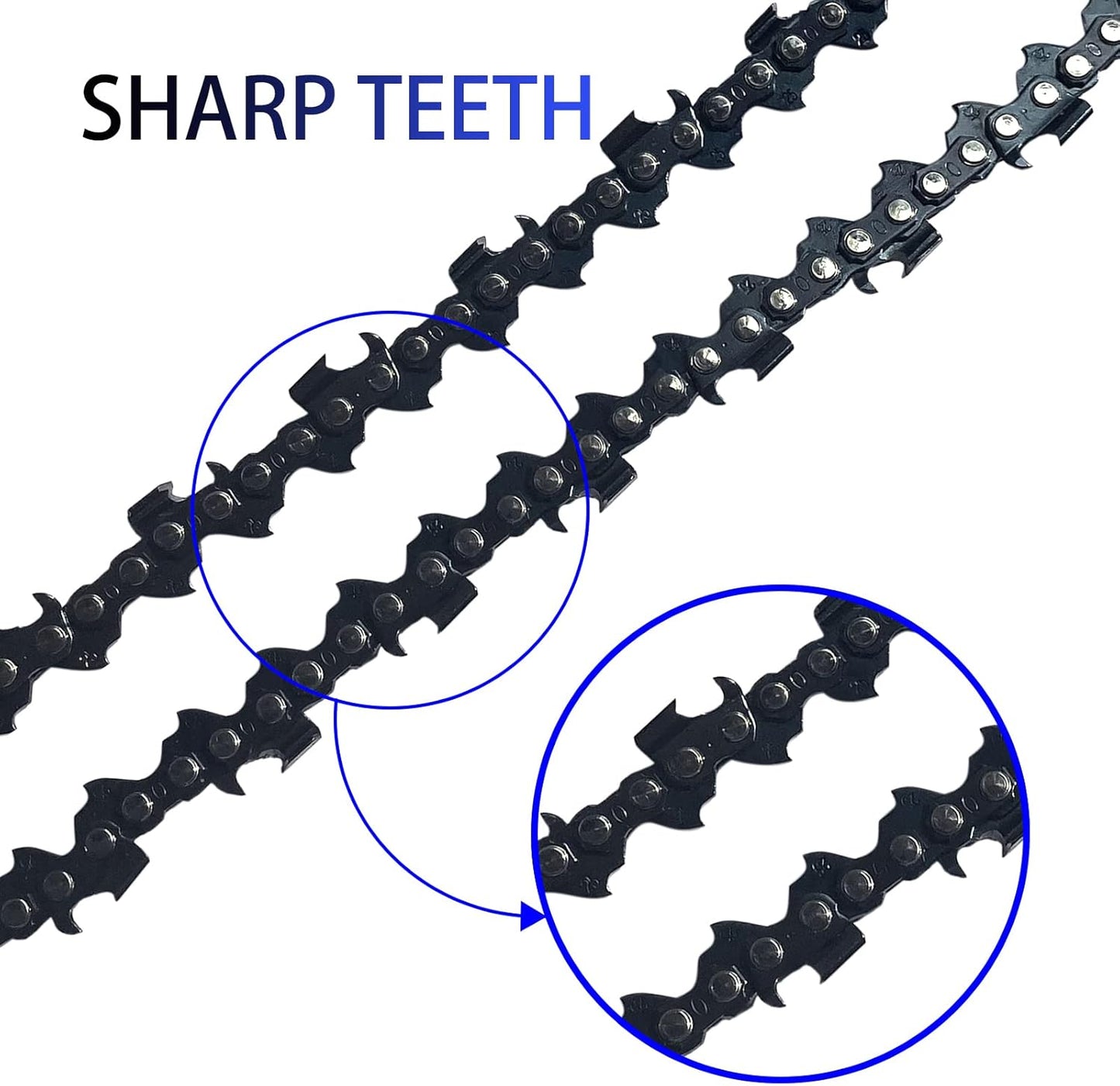 Worx 6" Replacement Chain - Compatible with WG320, WG320.9, WG321, WG307, WG308 Chainsaws