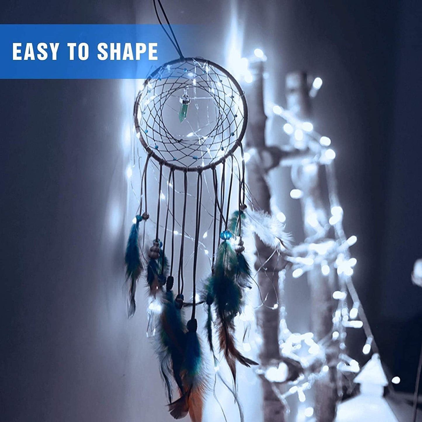 Skiennix 10 Pack Fairy Lights - 7ft 20 LED Battery Operated Twinkle String Lights | Warm & Cool White for DIY Crafts & Decor
