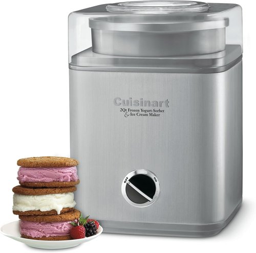 Cuisinart Ice Cream Maker - 2-Quart Fully Automatic Machine for Ice Cream, Sorbet & Yogurt | Silver