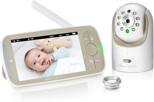 Infant Optics DXR-8 PRO Video Baby Monitor - 720P HD, 5" Display, Active Noise Reduction, No WiFi, Pan Tilt Zoom