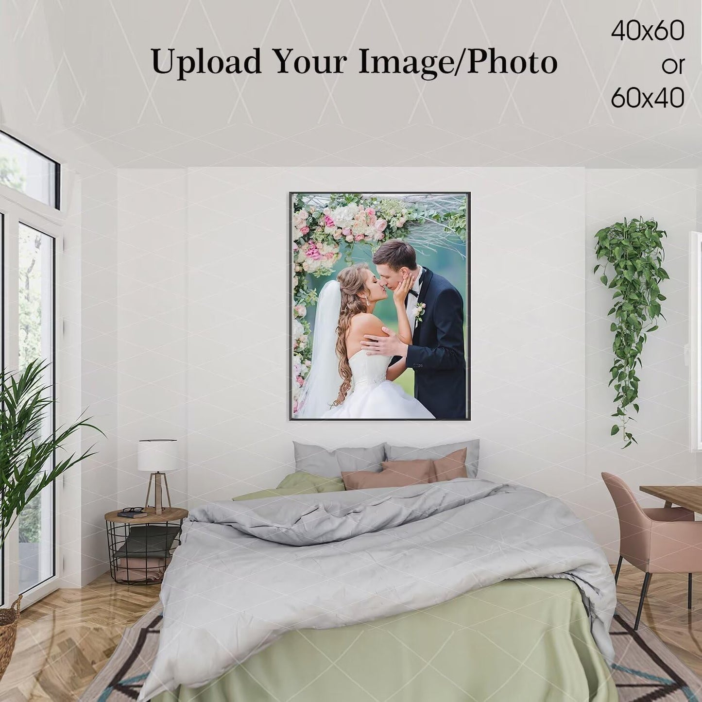 TFEN Custom Photo Poster Prints - Upload Your Image | 40 x 60 Inches | Made in USA Home Decor