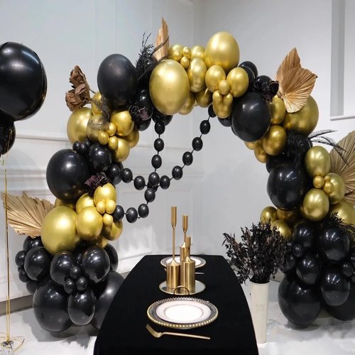 Black Balloons for Halloween Decoration 12inch 100pcs Black Latex Balloons for Brthday Party Decoration