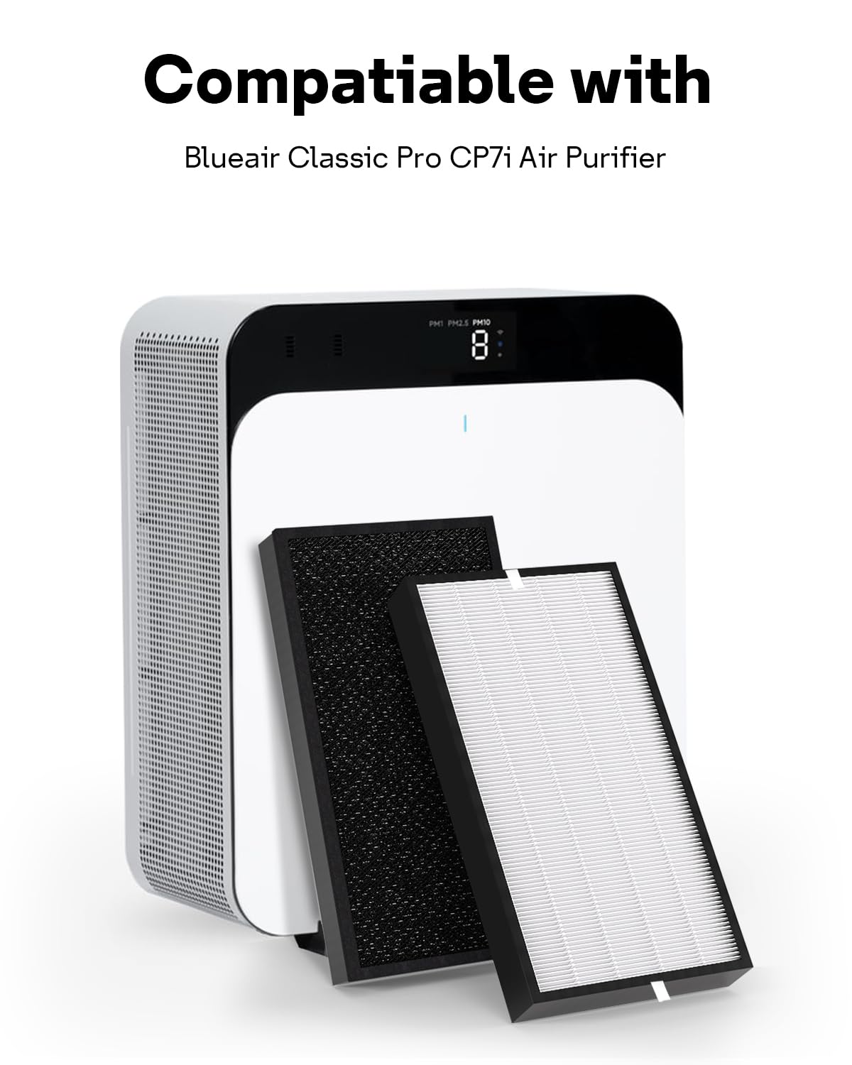 Leemone CP7i Replacement Filter Compatible with Blueair Classic Pro CP7i / 6700i Air Purifier, 2 Pack