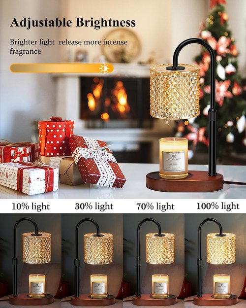 Engpure Candle Warmer Lamp - Adjustable Height & Timer | Perfect Gift for Women, Home Decor