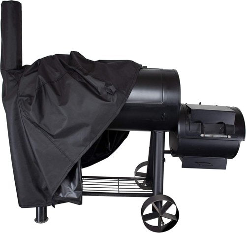 i COVER 66 Inch Heavy Duty Waterproof Patio BBQ Smoker Cover - Fits Oklahoma Joe's & Char-Griller