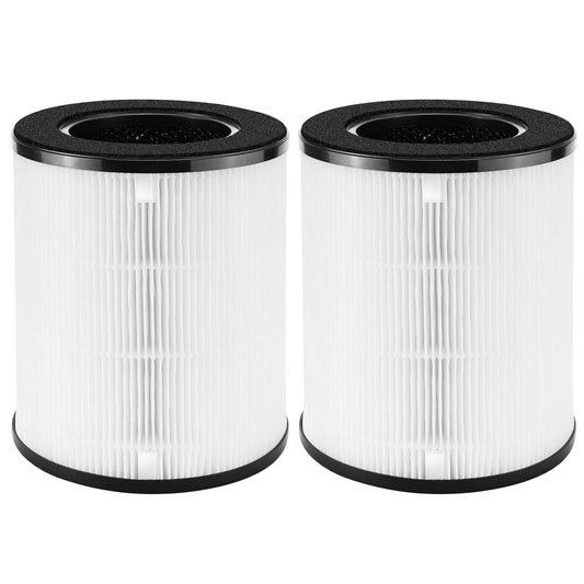 APPLIANCEMATES AP-T20 Replacement Filter for Homedics TotalClean 3-in-1 HEPA-Type Air Purifier, Models AP-T20WT and AP-T20BK, Part AP-T20FL, 2 Pack