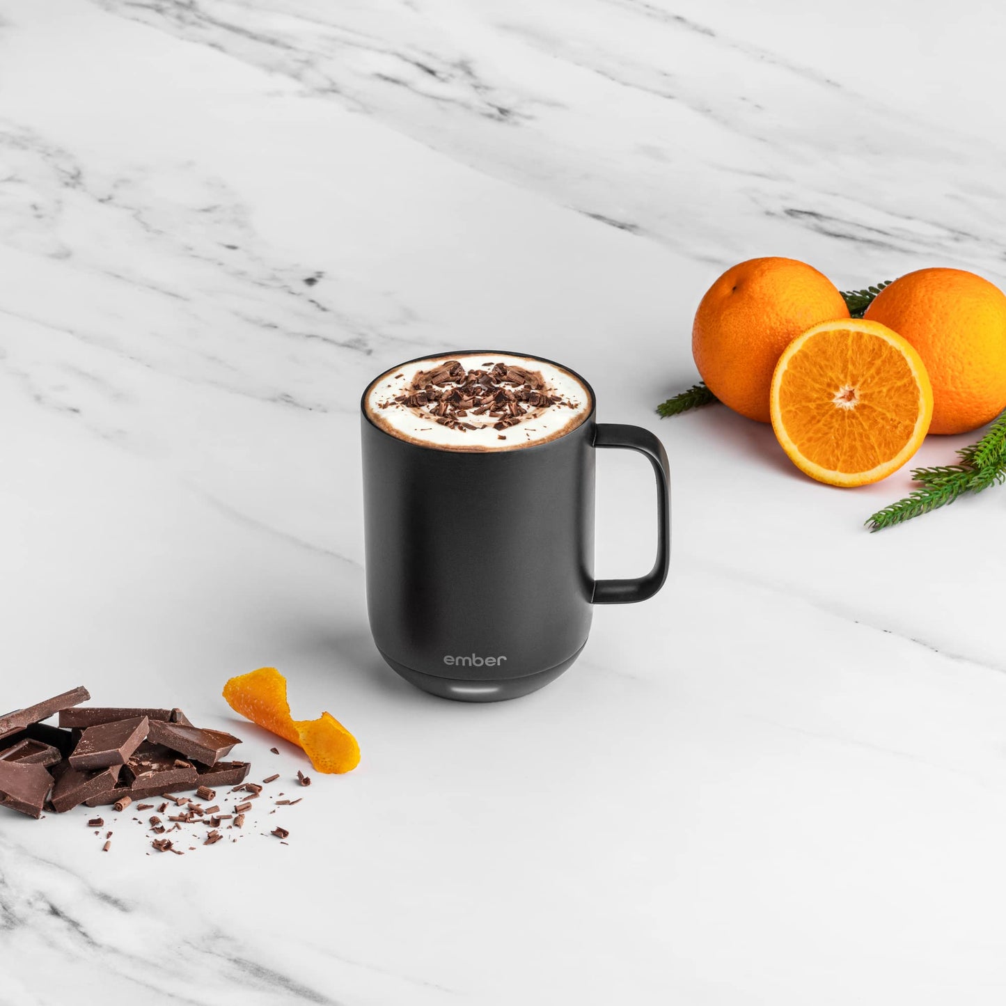 Ember Temperature Control Smart Mug 2, 10 oz Black, App Controlled Heated Coffee Cup | Double your battery life when you pair with an Ember Sliding Lid and Signature Series Cloth