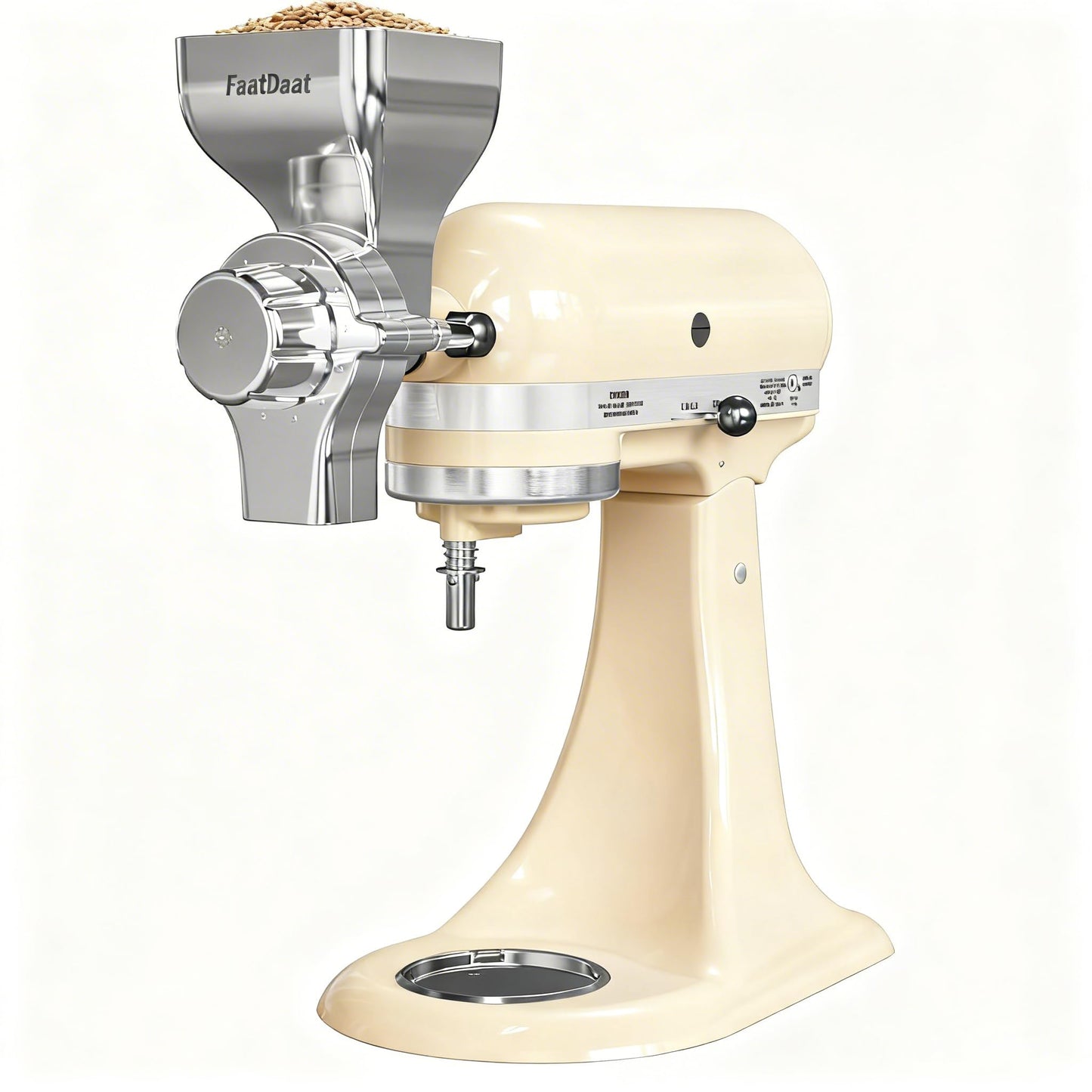Metal Grain Mill Attachment for KitchenAid Stand Mixer – 12-Level Grind Adjustment, All-Metal Construction for Grinding Grains, Spices & More