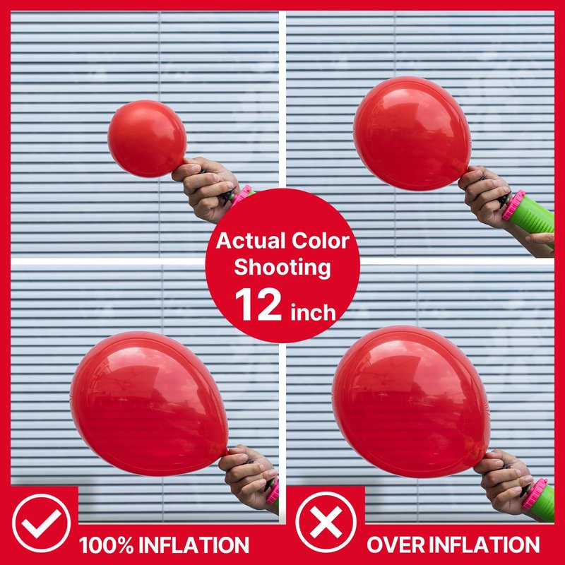 PartyWoo Red Balloons 101pcs 12 Inch Red Helium Balloons for Birthday Graduation Bachelorette Citizenship Firefighter Strawberry Anniversary Cherry Casino Movie Theme Party Decorations Red-Y57
